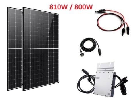 Elektrownia Balkonowa 800W Kompletny Zestaw Plug & Play