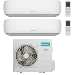 Hisense Klimatyzator Mini Apple Pie, DuoSplit 2x TG25LE0B 2,5 kW