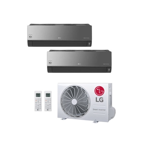 LG Artcool Mirror MultiSplit Duo 2x AC09BK 2x 2,5kW - Komplet LG Artcool Mirror MultiSplit Duo 2x AC09BK 2x 2,5kW - Komplet