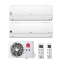 LG Deluxe Multisplit DC09RK 2 x 2,5kW komplet