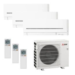 Mitsubishi Standard Trio MutliSplit 3x MSZ-AP20VGK 2kW,